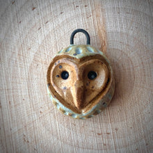 Small Owl Pendant with Top Loop