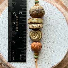 Word & Leaf Bead Stack V - “Peace”